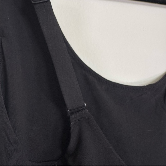 Lululemon Nulu Mesh Scoop Back Bodysuit Size L Black Low Back Fitted - Picture 7 of 7